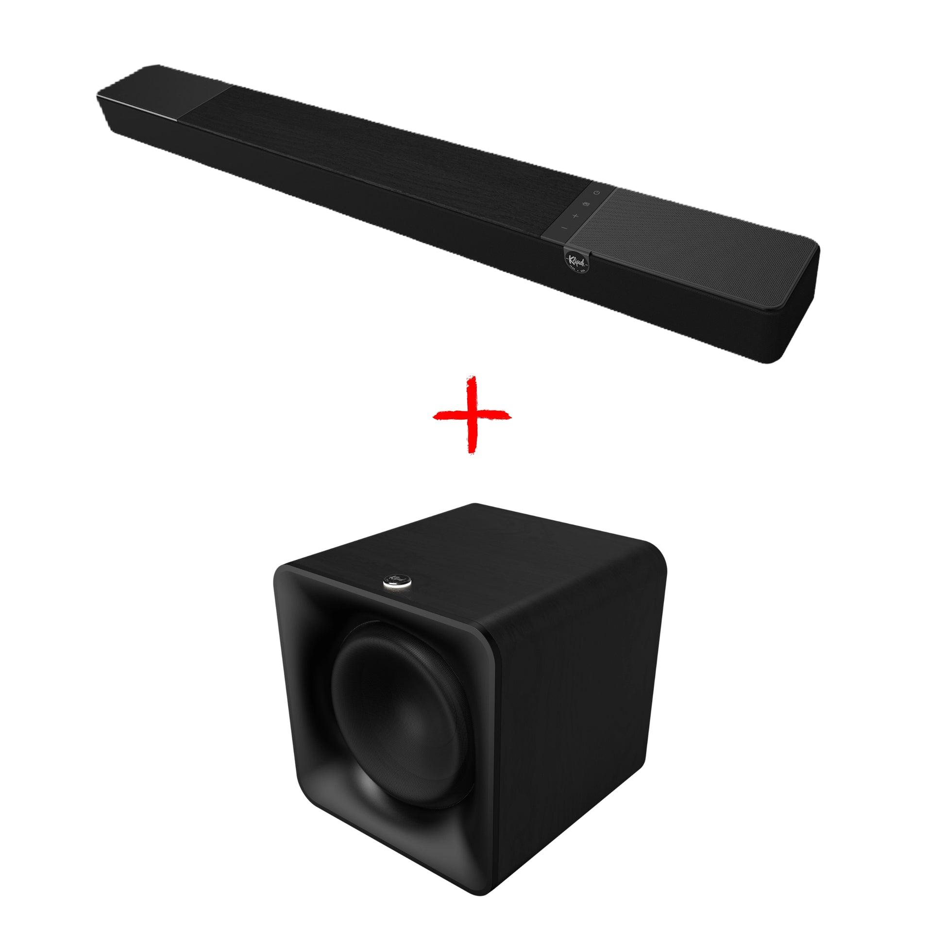 Slika kompleta serije Klipsch Flexus: Soundbar core 200 + 10" Subwoofer za hifi po najniži ceni.