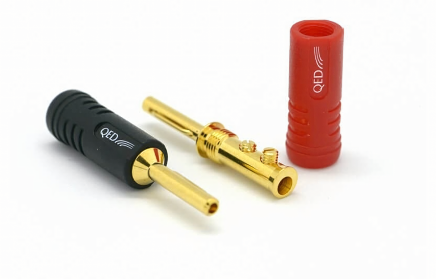 QED Screwloc ABS Banana plug 4mm