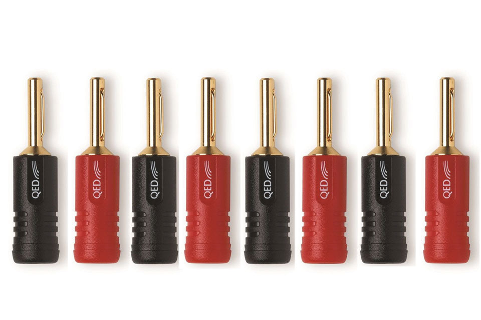 QED Screwloc ABS Banana plug 4mm