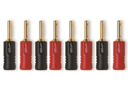 QED Screwloc ABS Banana plug 4mm