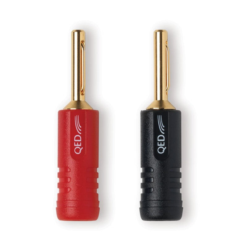 QED Screwloc ABS Banana plug 4mm