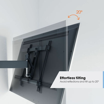 Vogels TVM 3423 Full-Motion nosilec za TV, 32" do 65", 20°+120°, 25kg, Črn