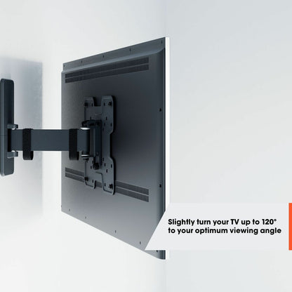 Vogels TVM 1623 Full-Motion nosilec za TV, 40" do 77", 15°+120°, 35kg, črn
