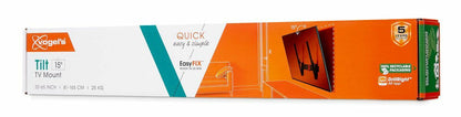 Vogels TVM 1413 Quick Nagibni TV stenski nosilec, 15°, 32" do 65", 25kg, črn