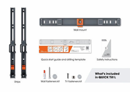 Vogels TVM 1613 Nagibni TV stenski nosilec, 15°, 40" do 77", 35kg