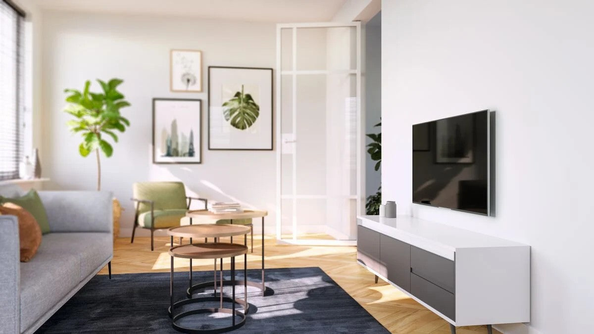 Vogels TVM 3203 Fiksni TV stenski nosilec, 19" do 50", 30kg, Črn