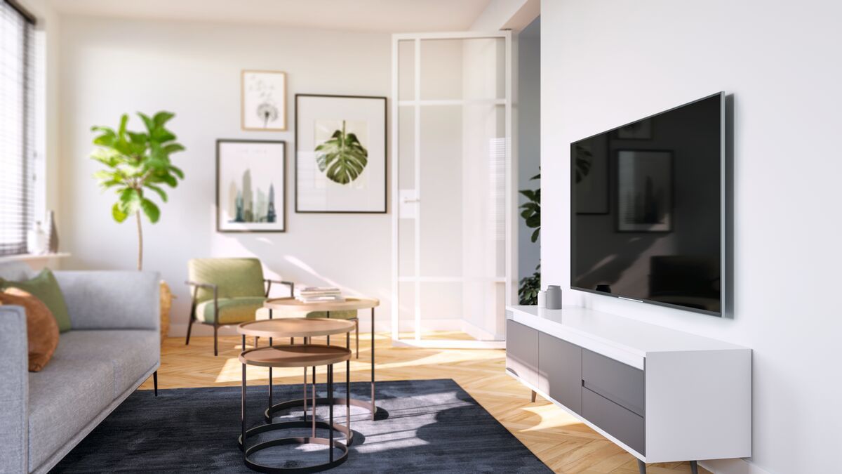 Vogels TVM 3403 Fiksni stenski nosilec za TV, 32" do 77", 50kg, Črn
