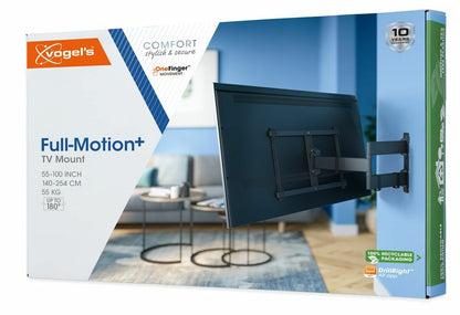 Vogels TVM 3843 Full-Motion+ stenski nosilec za TV, 55" do 100", 10°+180°, 55kg, črn